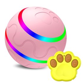 New Wicked Ball Toy Intelligent Ball USB Toys Self Rotating Ball Automatic Rotation Ball (Option: Pink-Upgrade remote control)