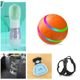 New Wicked Ball Toy Intelligent Ball USB Toys Self Rotating Ball Automatic Rotation Ball (Option: Orange-Set1)