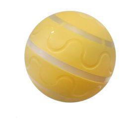 New Wicked Ball Toy Intelligent Ball USB Toys Self Rotating Ball Automatic Rotation Ball (Option: Yellow-Without movement)
